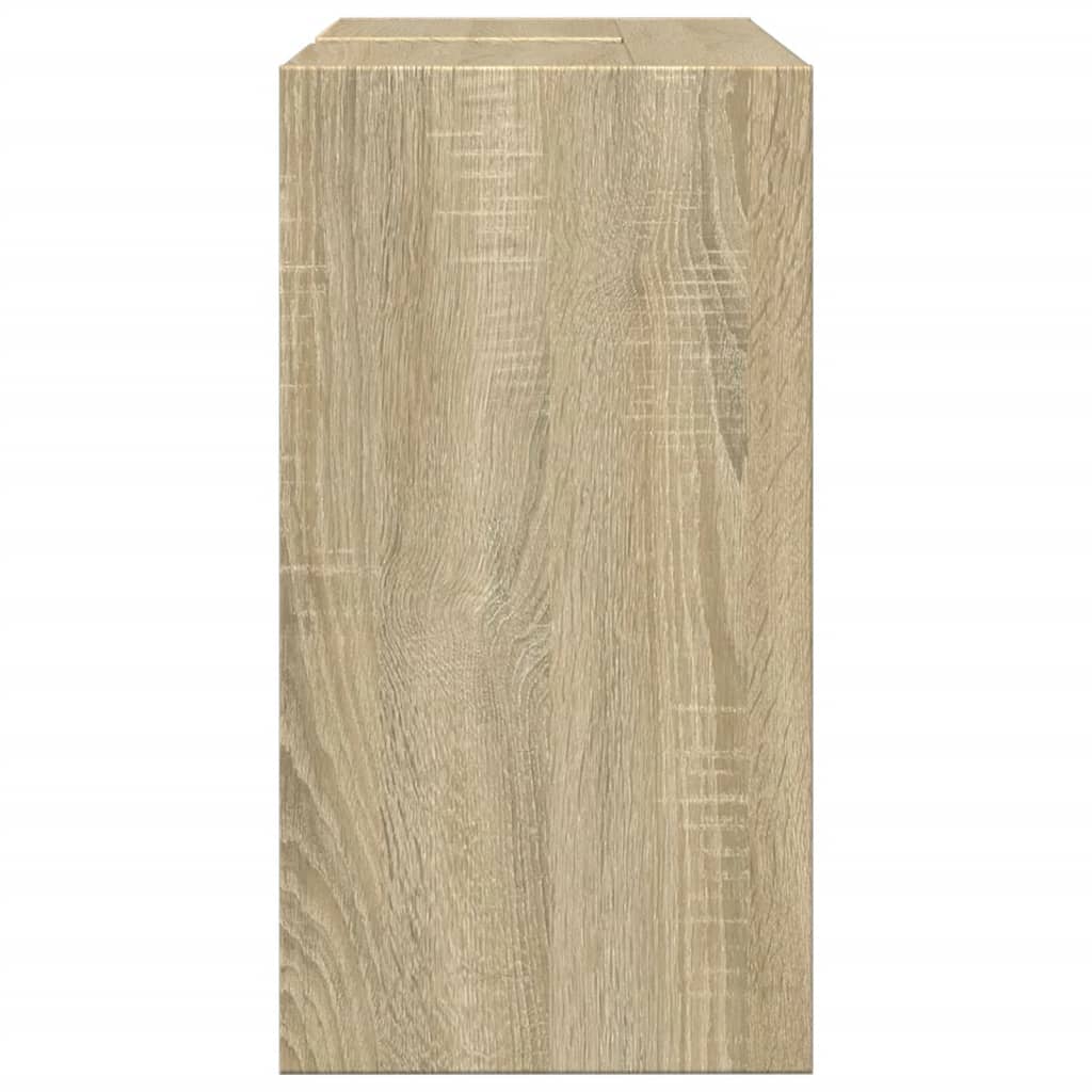 Washbasin base cabinet Sonoma oak 63x29x55 cm wood material