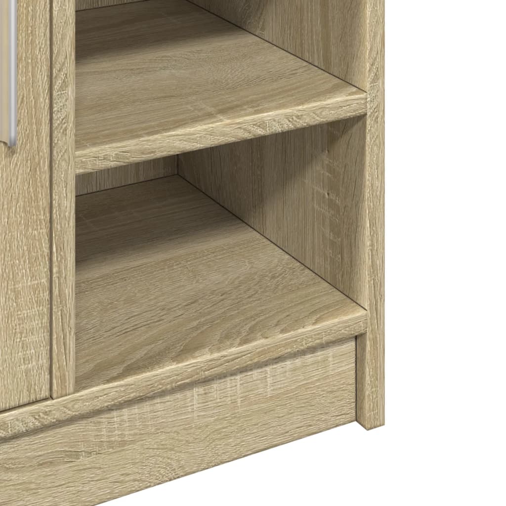 Washbasin base cabinet Sonoma oak 63x29x55 cm wood material