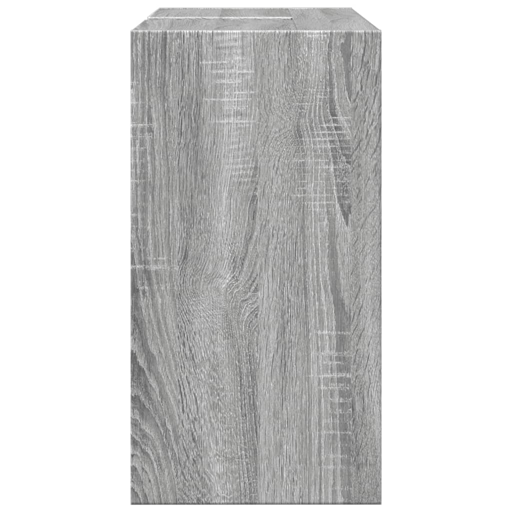 Washbasin Cabinet Grey Sonoma 63x29x55 cm Wood Material