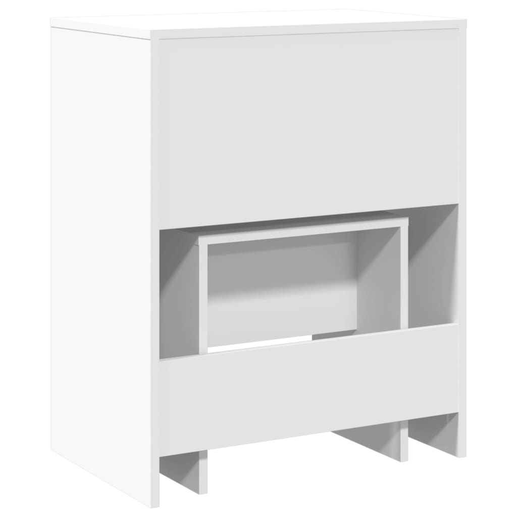 Dressing Table with Stool White 60x40x113.5 cm