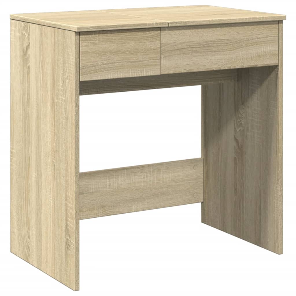 Dressing table with mirror Sonoma oak 73x46.5x120 cm