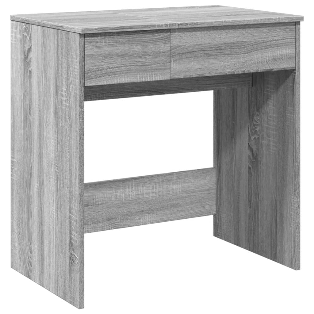 Dressing Table with Mirror Gray Sonoma 73x46.5x120 cm