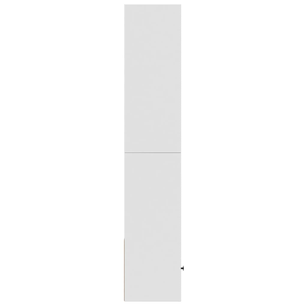 Bookcase White 40x36x189 cm Wood Material