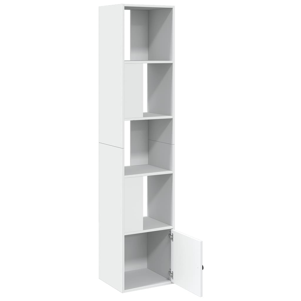 Bookcase White 40x36x189 cm Wood Material