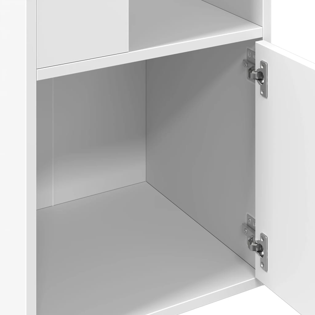 Bookcase White 40x36x189 cm Wood Material