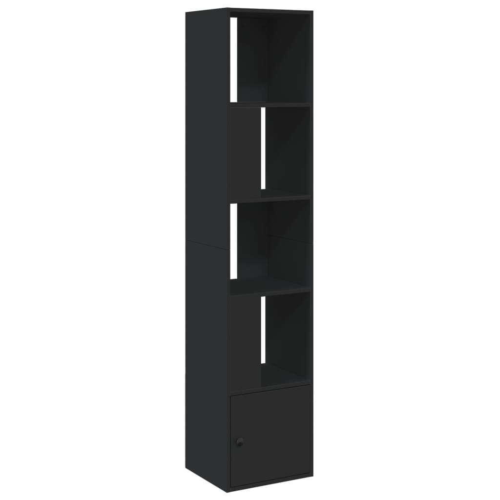 Bookshelf Black 40x36x189 cm Wood Material