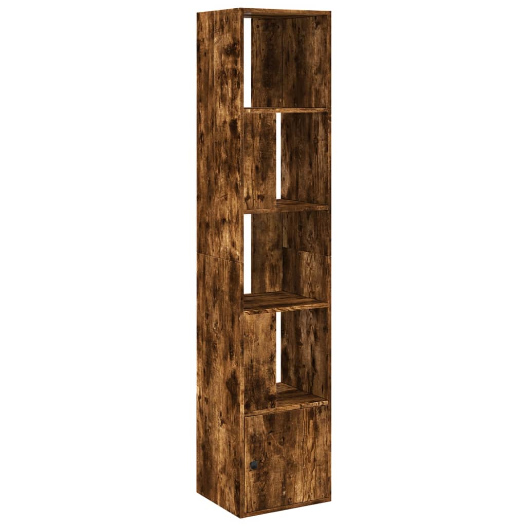 Bookshelf Smoked Oak 40x36x189 cm Wood Material