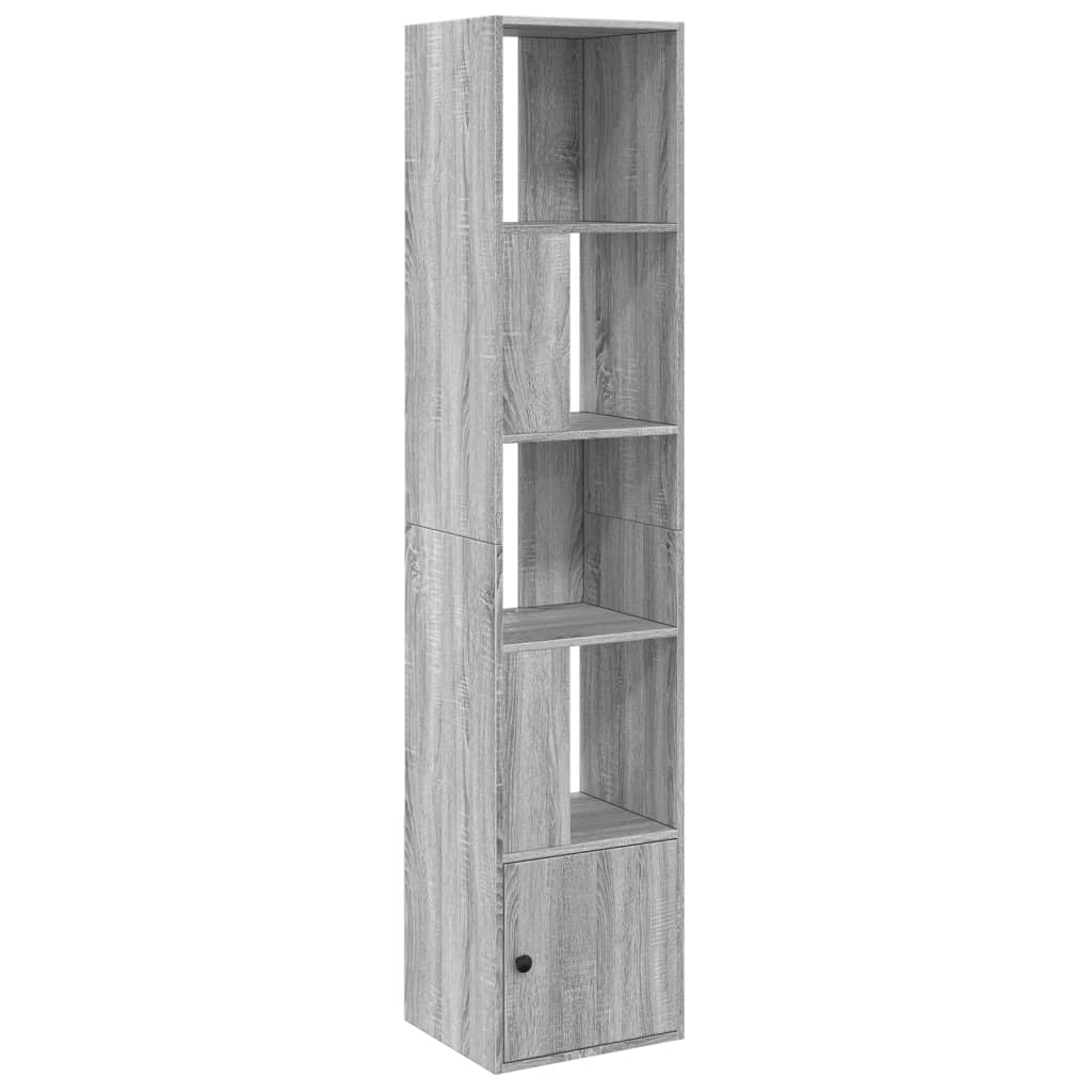 Bookshelf Gray Sonoma 40x36x189 cm Wood Material