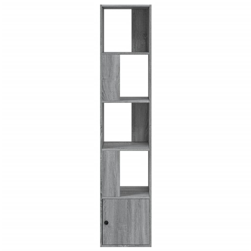 Bookshelf Gray Sonoma 40x36x189 cm Wood Material