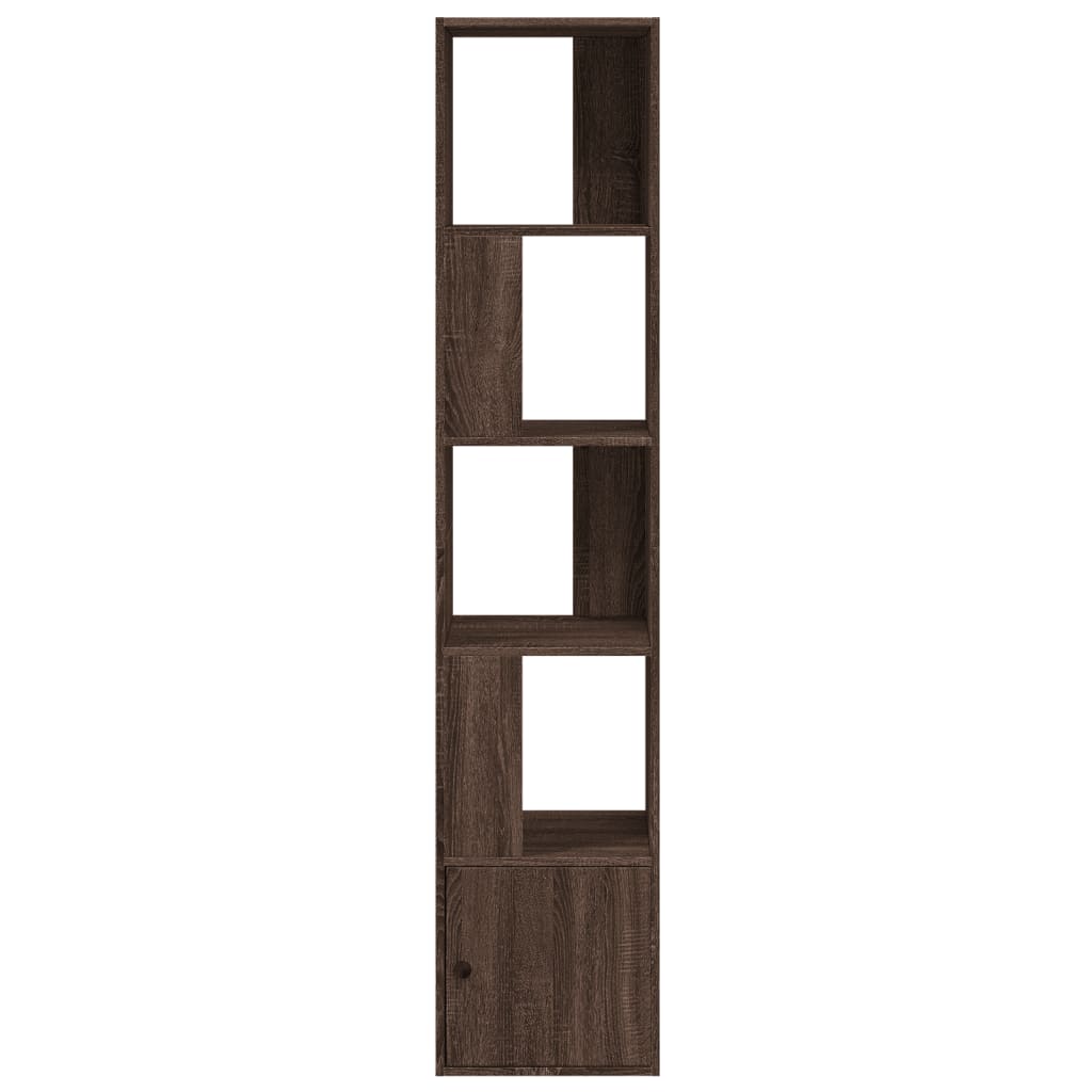 Bookshelf Brown Oak Look 40x36x189 cm Wood Material