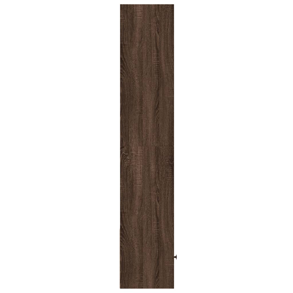 Bookshelf Brown Oak Look 40x36x189 cm Wood Material