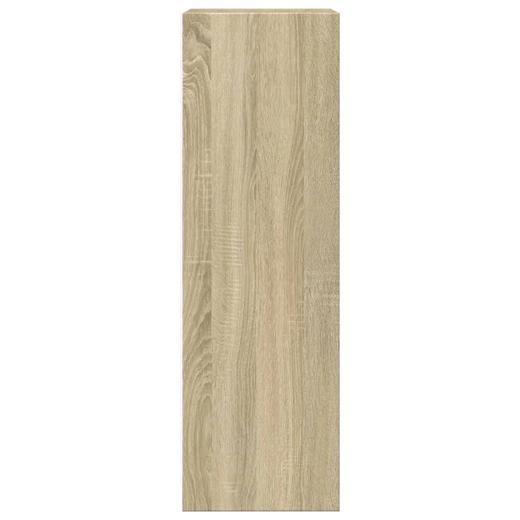 Bathroom Cabinet Sonoma Oak 30x30x95 cm Wood Material