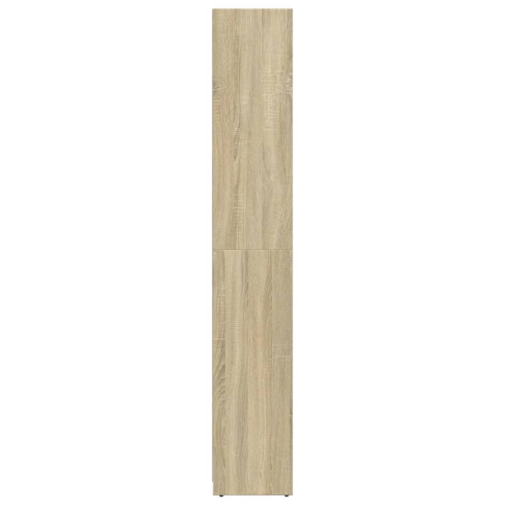 Bathroom Cabinet Sonoma Oak 30x30x183.5 cm Wood Material