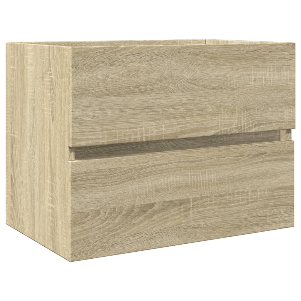 Washbasin base cabinet Sonoma oak 60x38.5x45cm wood material