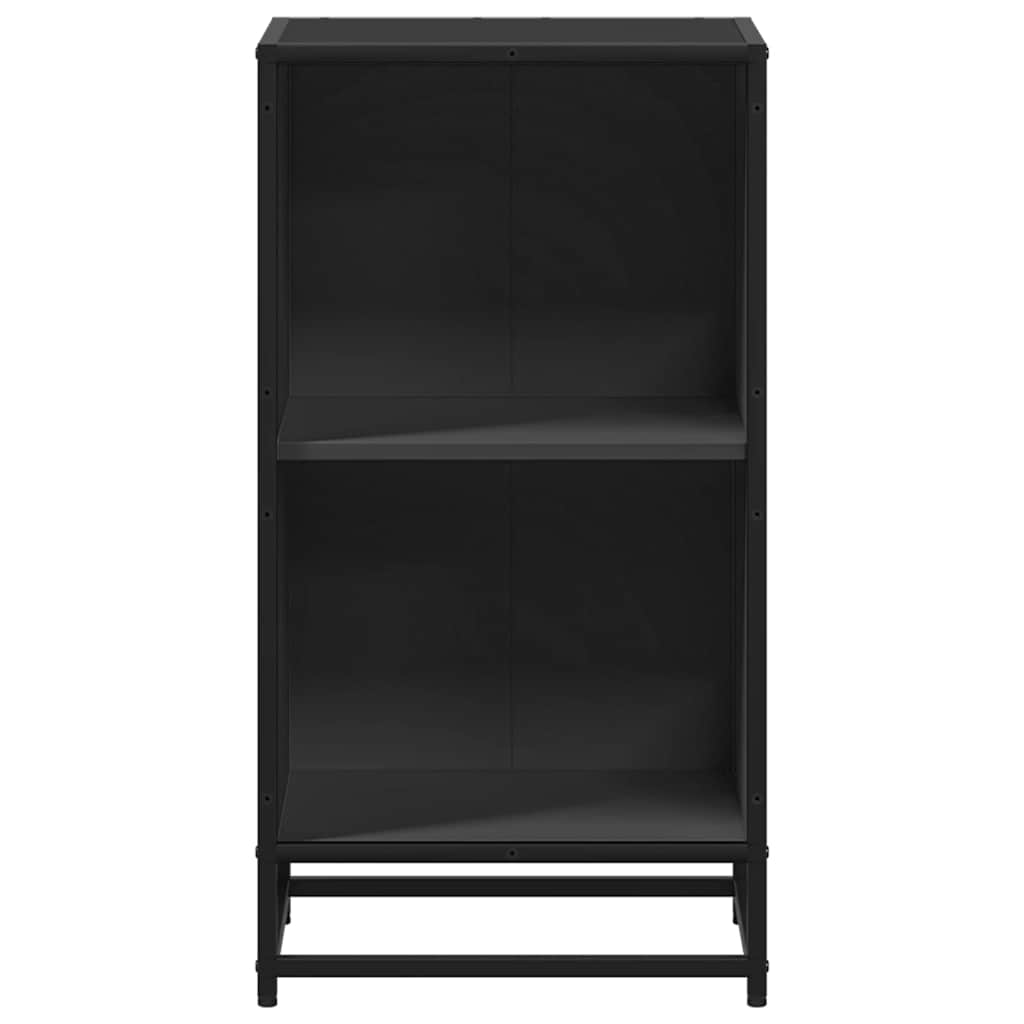 Bookshelf Black 40x35x76 cm Wood Material