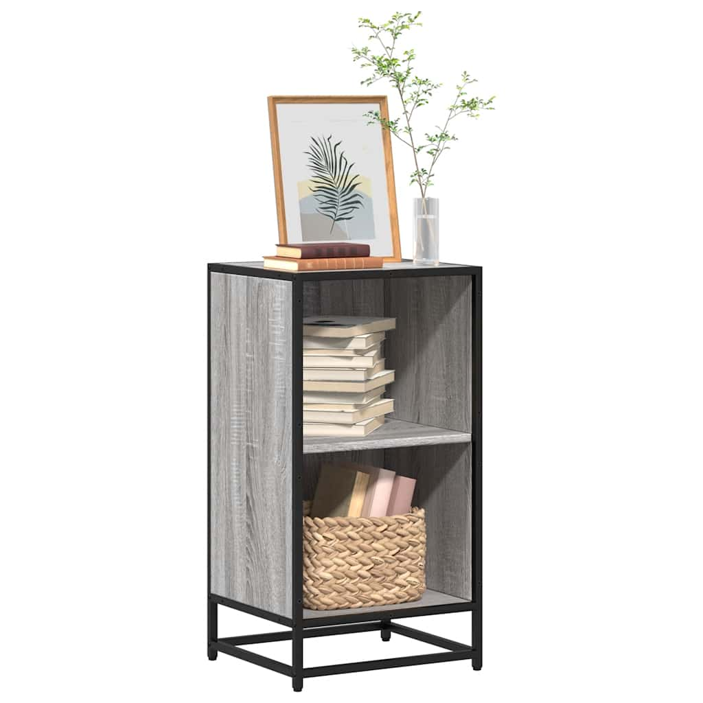 Bookshelf Gray Sonoma 40x35x76 cm Wood Material