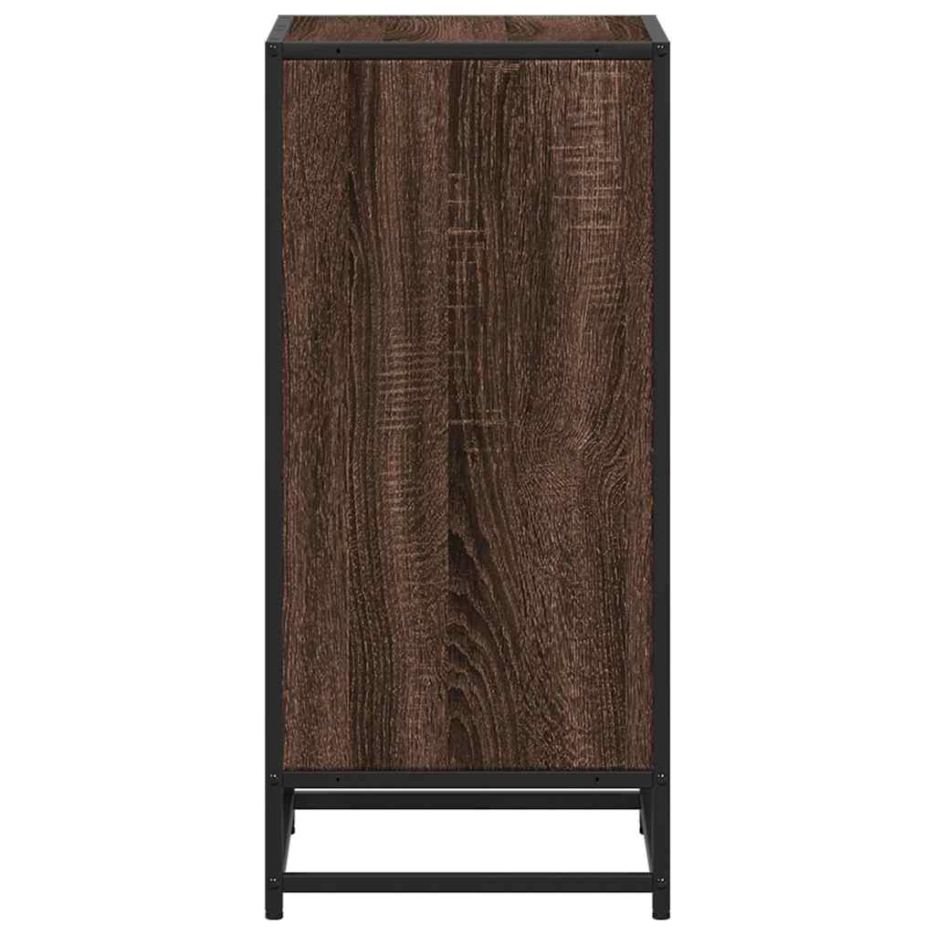 Bookshelf Brown Oak Look 40x35x76 cm Wood Material