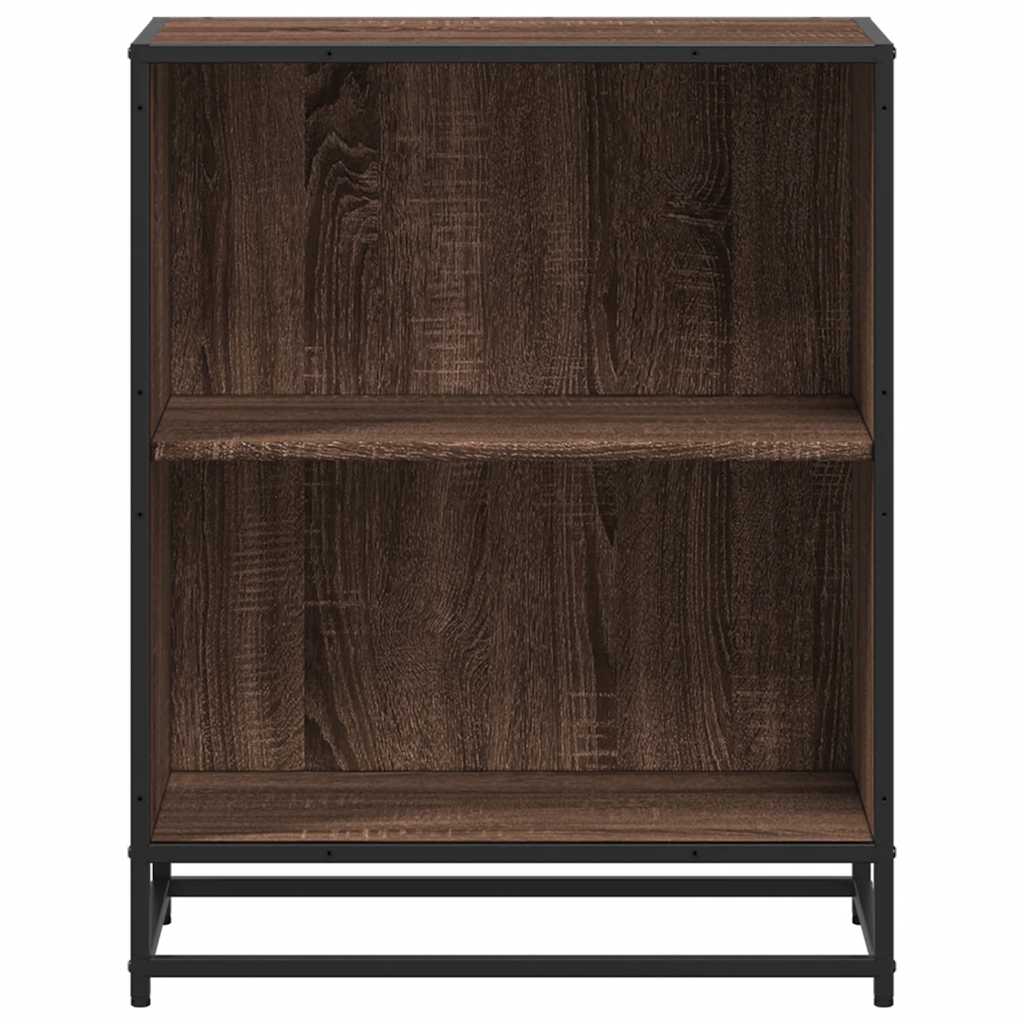 Bookshelf Brown Oak Look 60x35x76 cm Wood Material