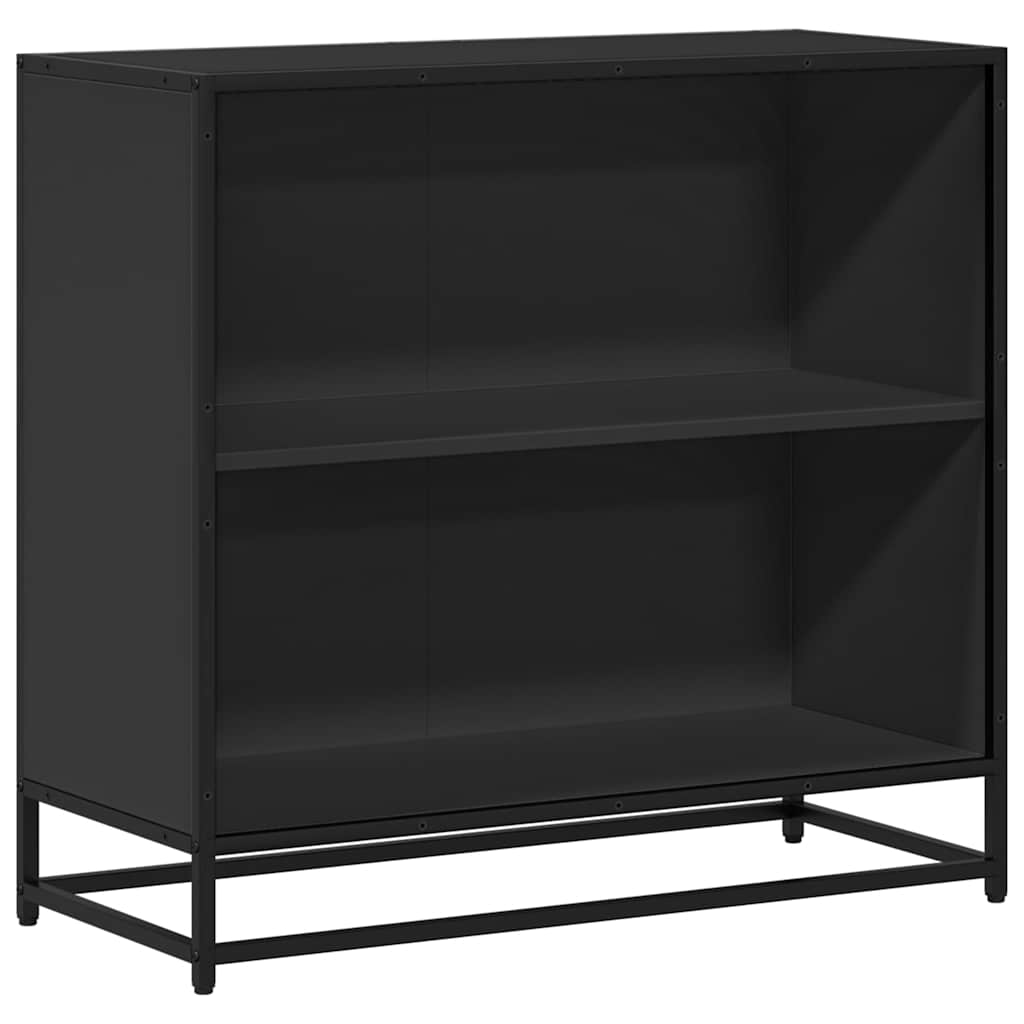 Bookshelf Black 80.5x35x76 cm Wood Material