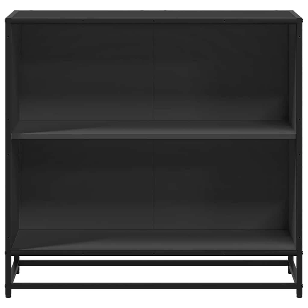 Bookshelf Black 80.5x35x76 cm Wood Material