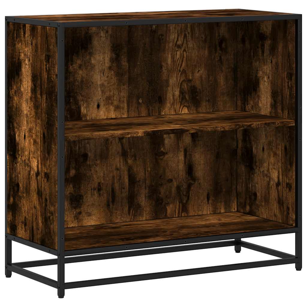 Bookshelf Smoked Oak 80.5x35x76 cm Wood Material