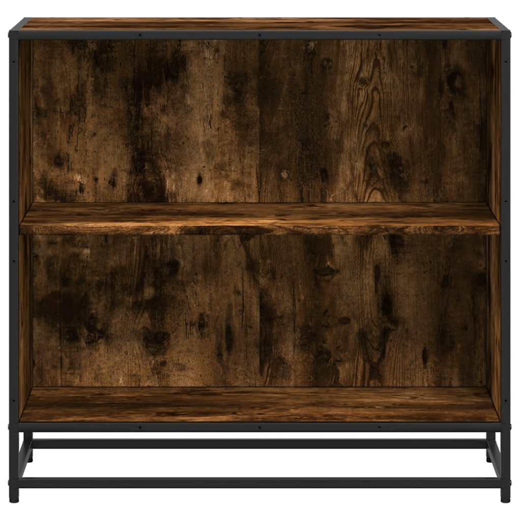 Bookshelf Smoked Oak 80.5x35x76 cm Wood Material