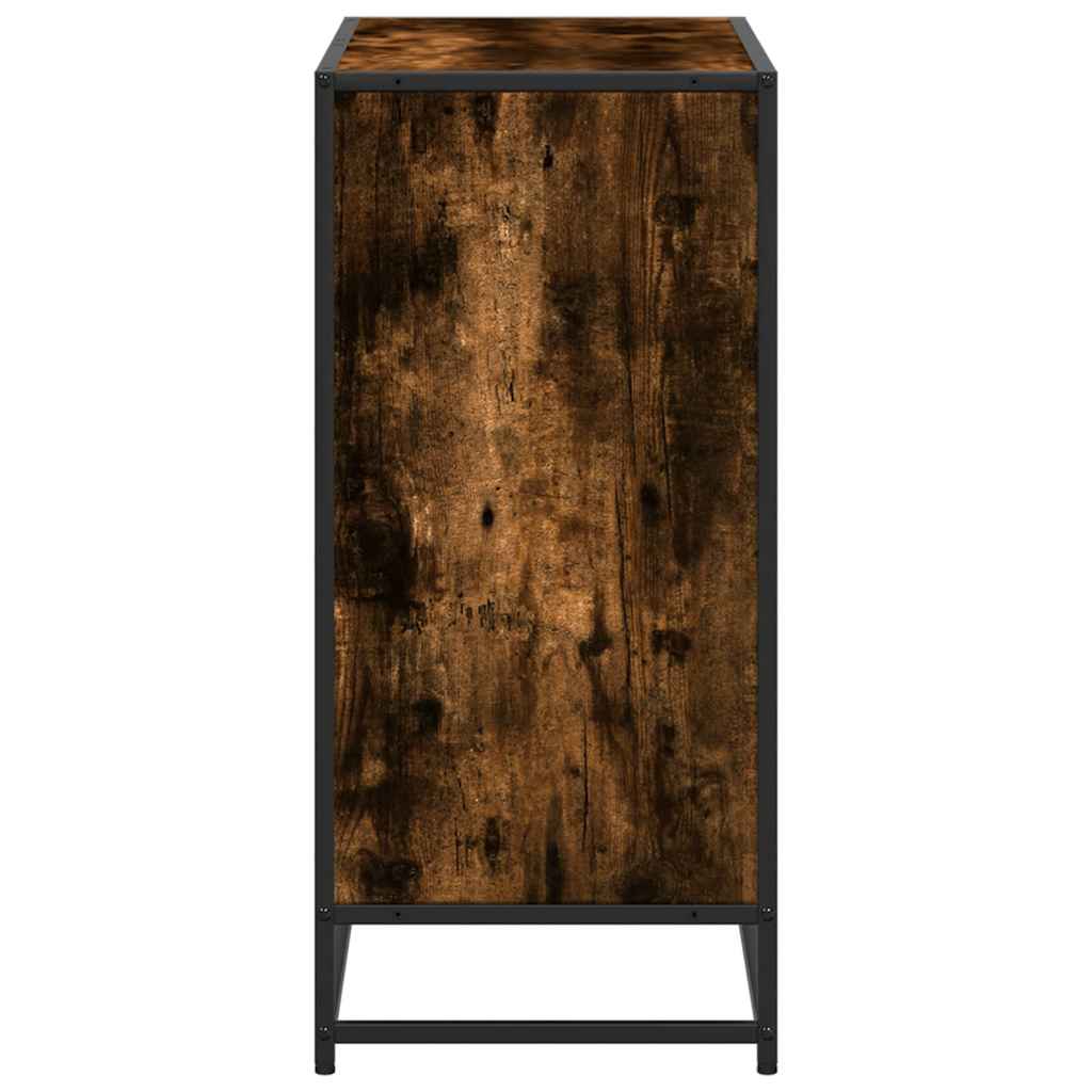 Bookshelf Smoked Oak 80.5x35x76 cm Wood Material