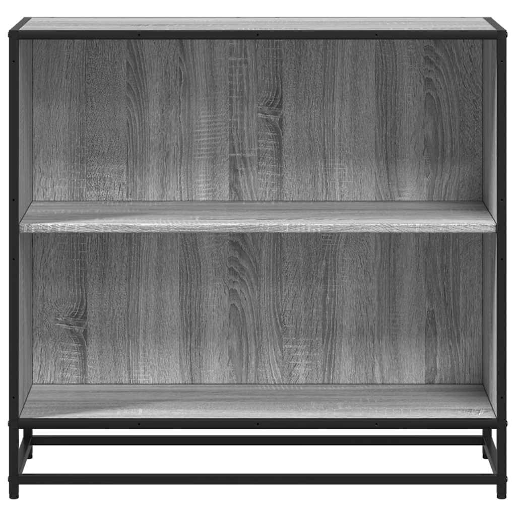 Bücherschrank Grau Sonoma 80,5x35x76 cm Holzwerkstoff