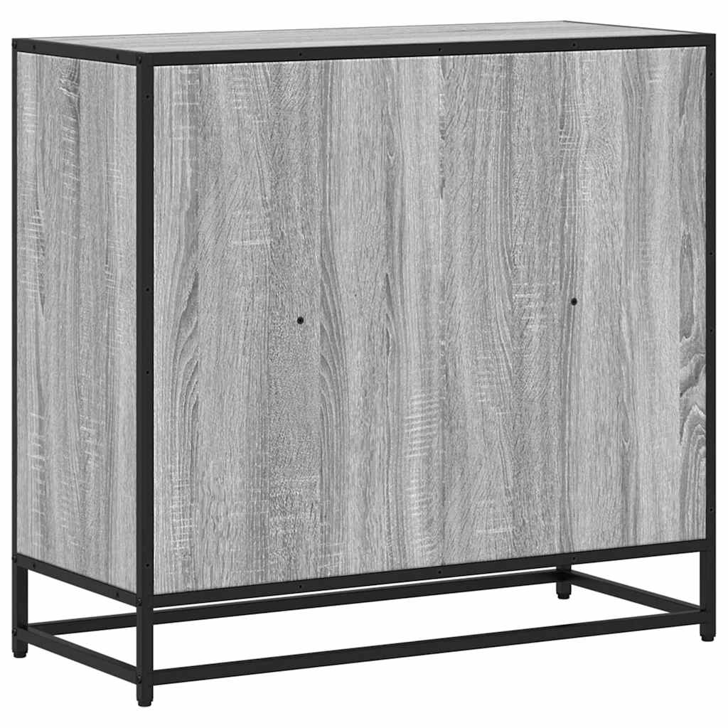 Bücherschrank Grau Sonoma 80,5x35x76 cm Holzwerkstoff