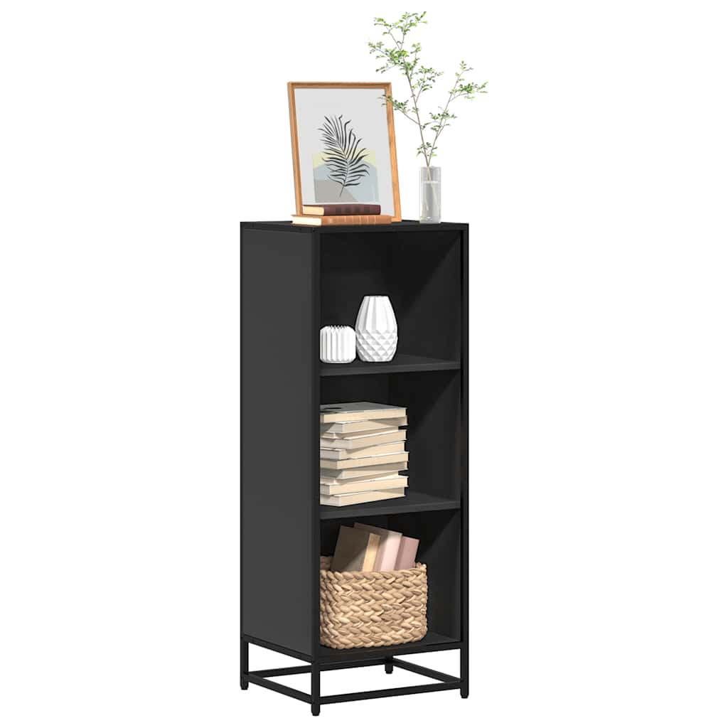 Bookshelf Black 40x35x107.5 cm Wood Material