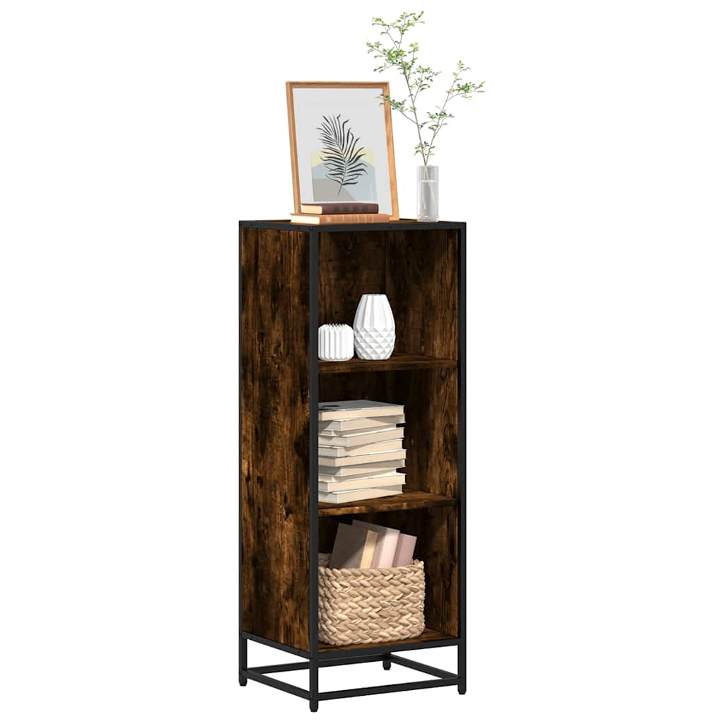 Bookshelf Smoked Oak 40x35x107.5 cm Wood Material