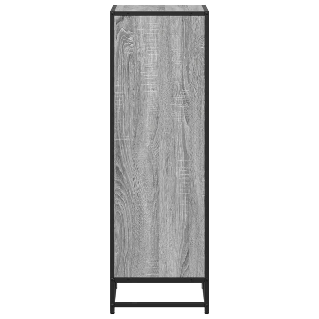 Bookshelf Gray Sonoma 40x35x107.5 cm Wood Material