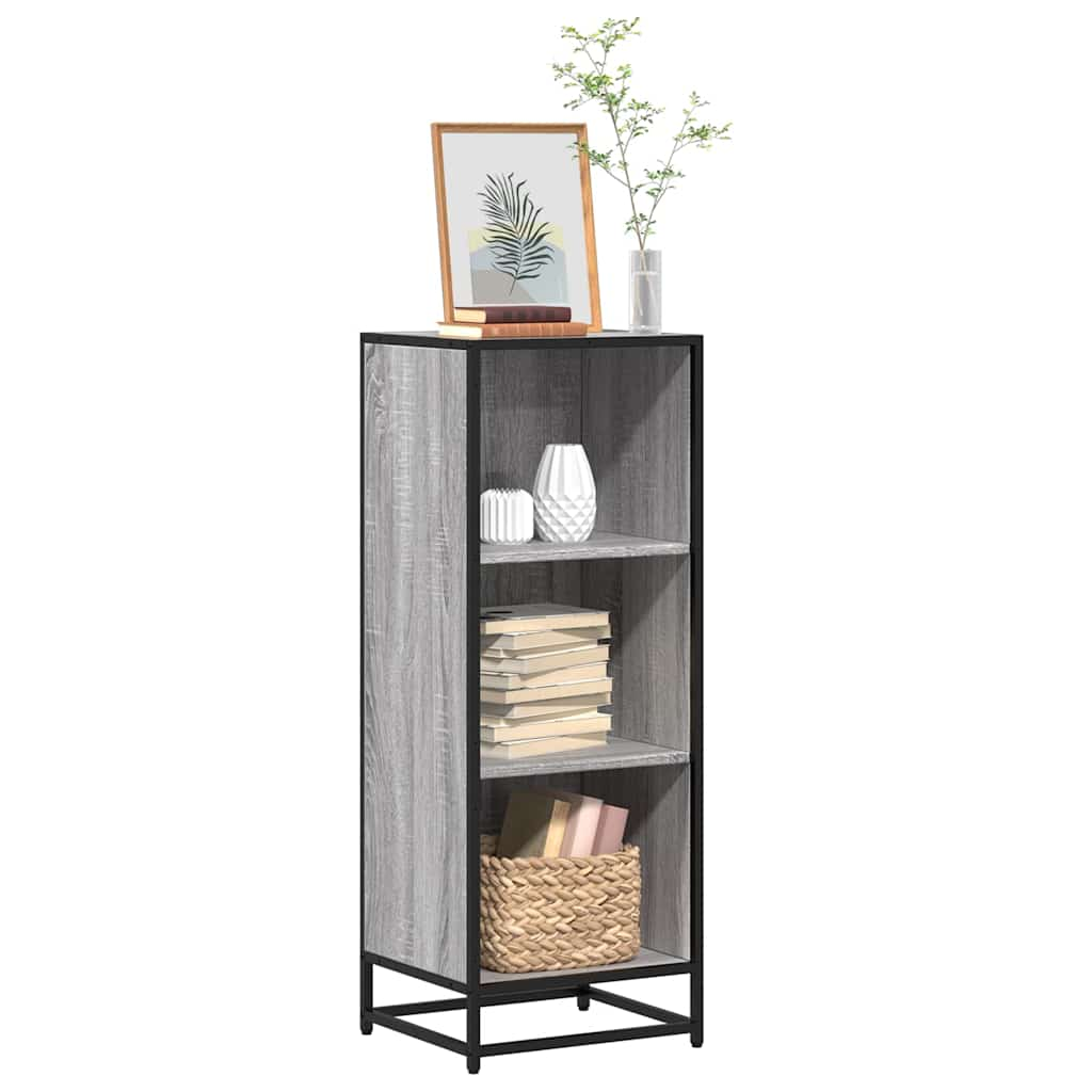 Bookshelf Gray Sonoma 40x35x107.5 cm Wood Material