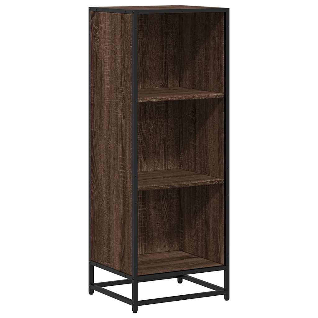 Bookshelf Brown Oak Look 40x35x107.5 cm Wood Material