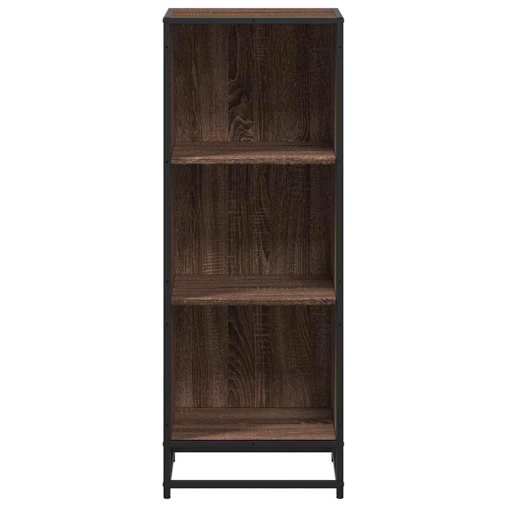 Bookshelf Brown Oak Look 40x35x107.5 cm Wood Material