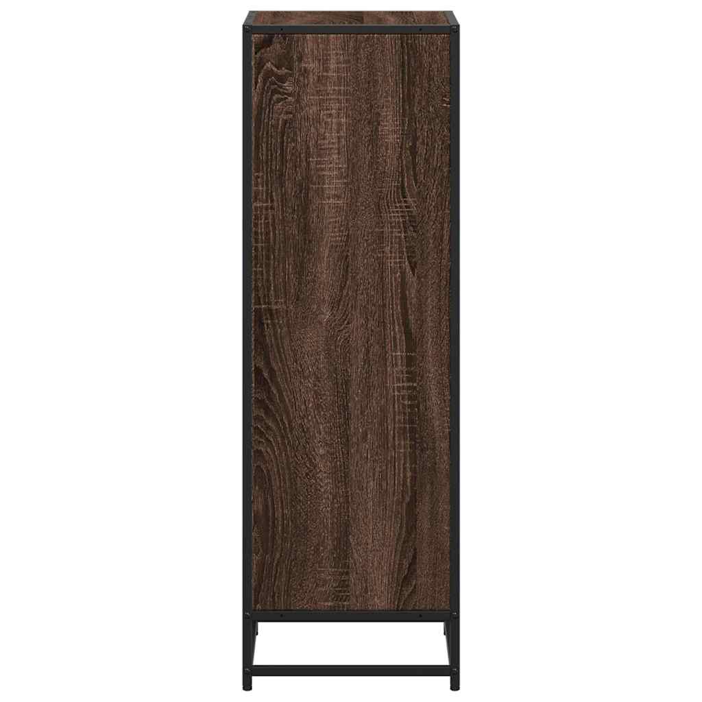 Bookshelf Brown Oak Look 40x35x107.5 cm Wood Material