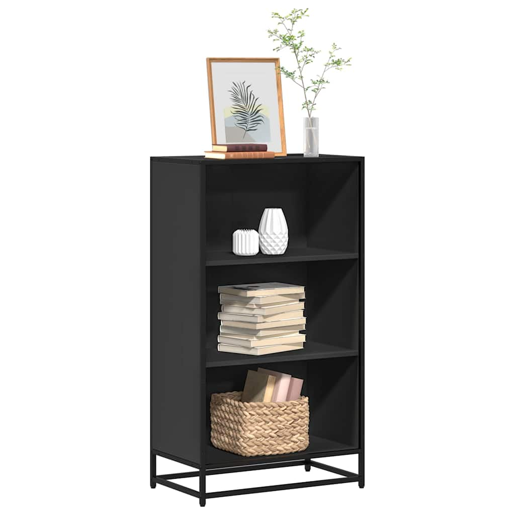 Bookshelf Black 60x35x107.5 cm Wood Material