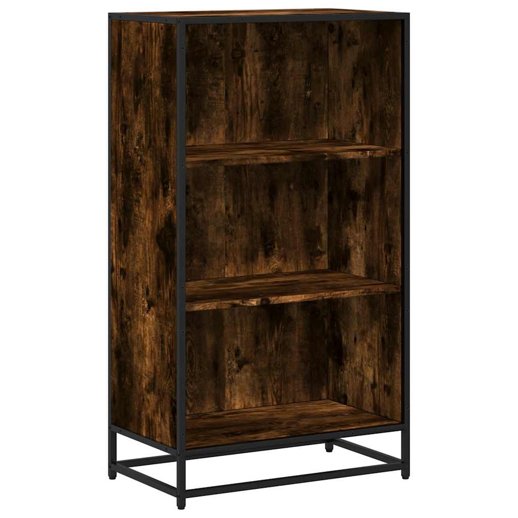 Bookshelf Smoked Oak 60x35x107.5 cm Wood Material