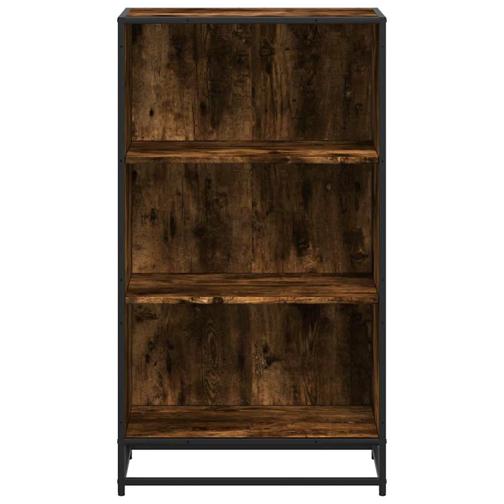 Bookshelf Smoked Oak 60x35x107.5 cm Wood Material