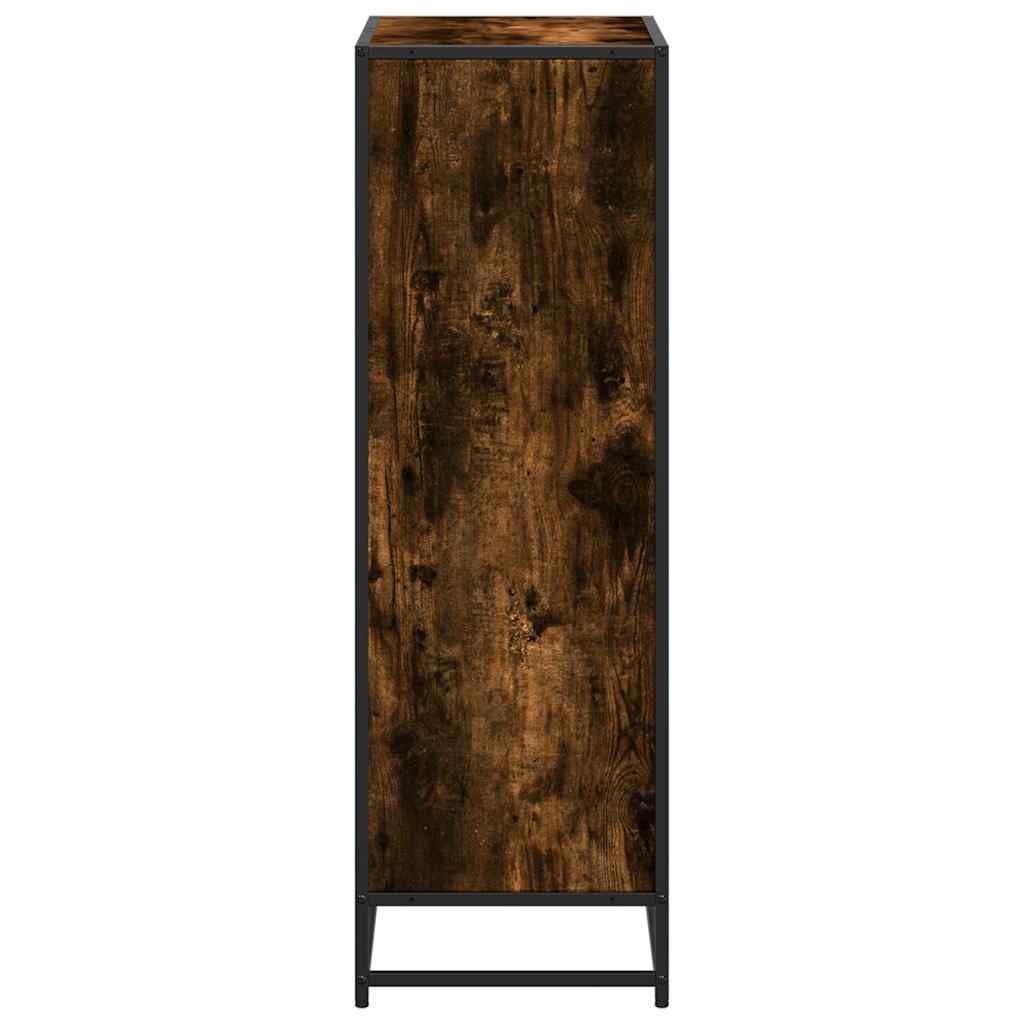 Bookshelf Smoked Oak 60x35x107.5 cm Wood Material