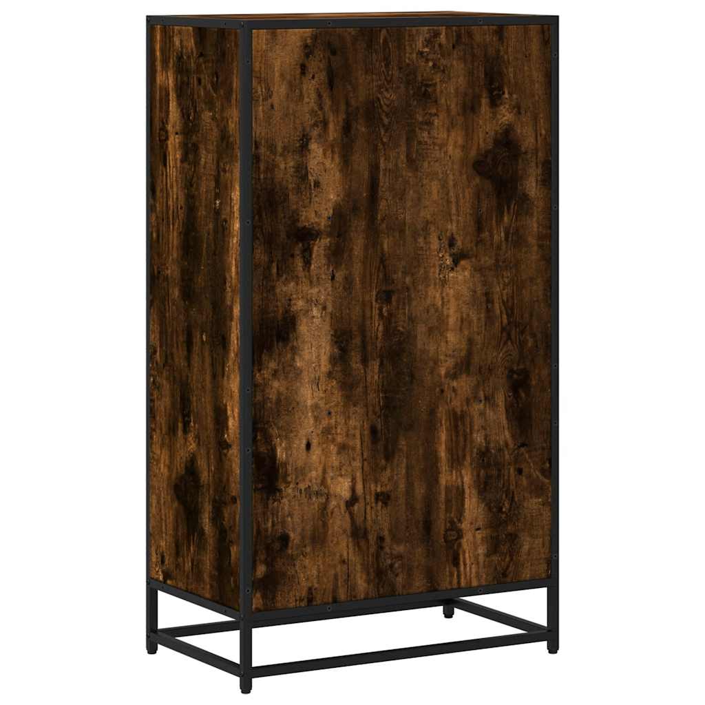 Bookshelf Smoked Oak 60x35x107.5 cm Wood Material