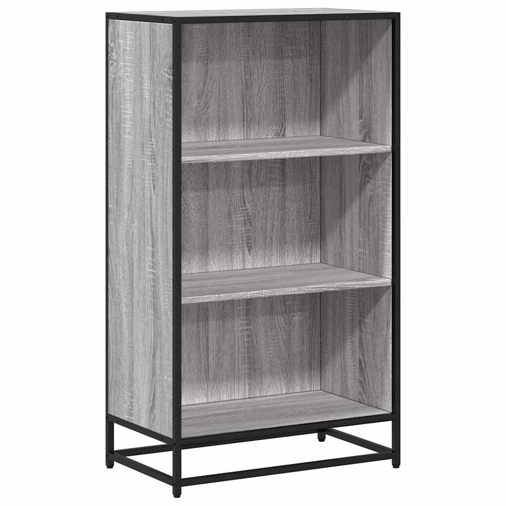 Bücherregal Grau Sonoma 60x35x107,5 cm Holzwerkstoff