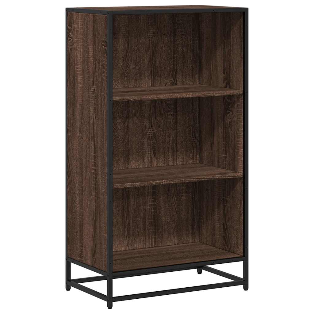 Bookshelf Brown Oak Look 60x35x107.5 cm Wood Material