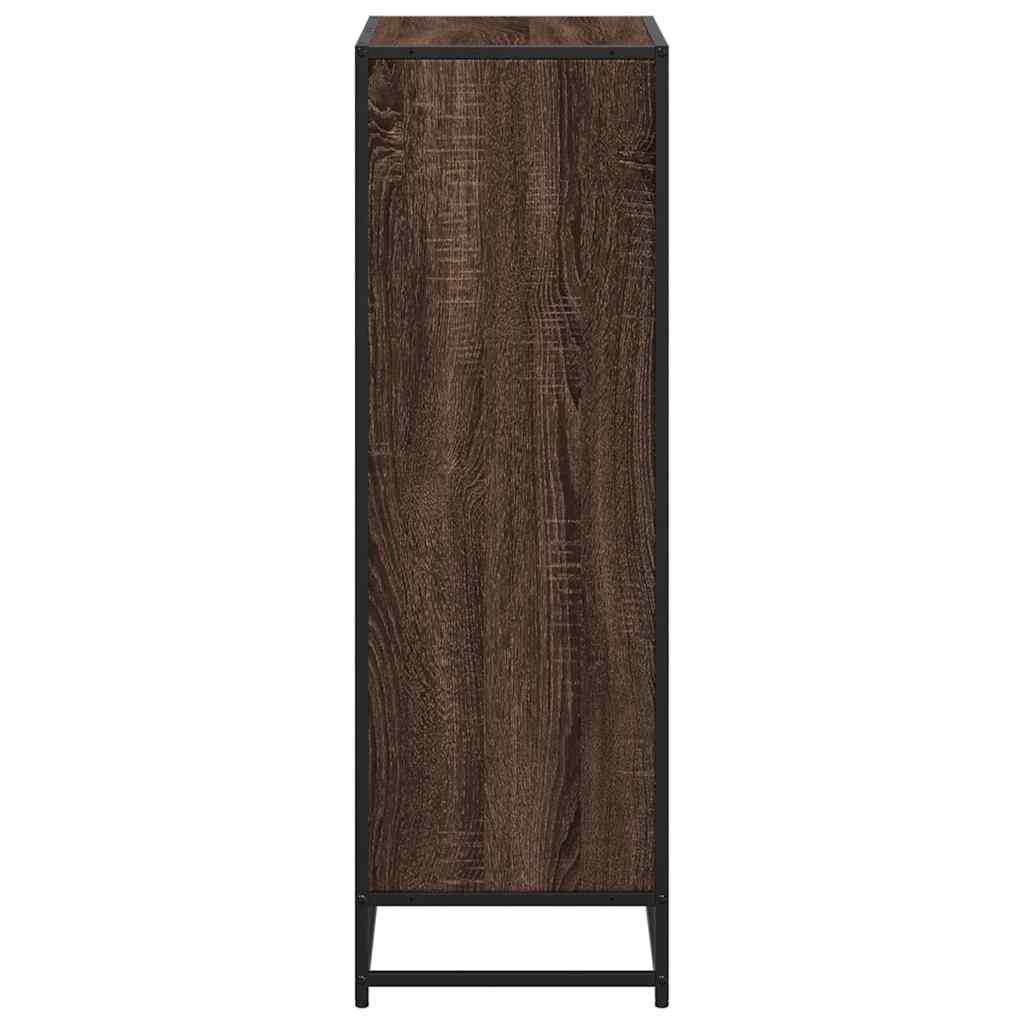 Bookshelf Brown Oak Look 60x35x107.5 cm Wood Material