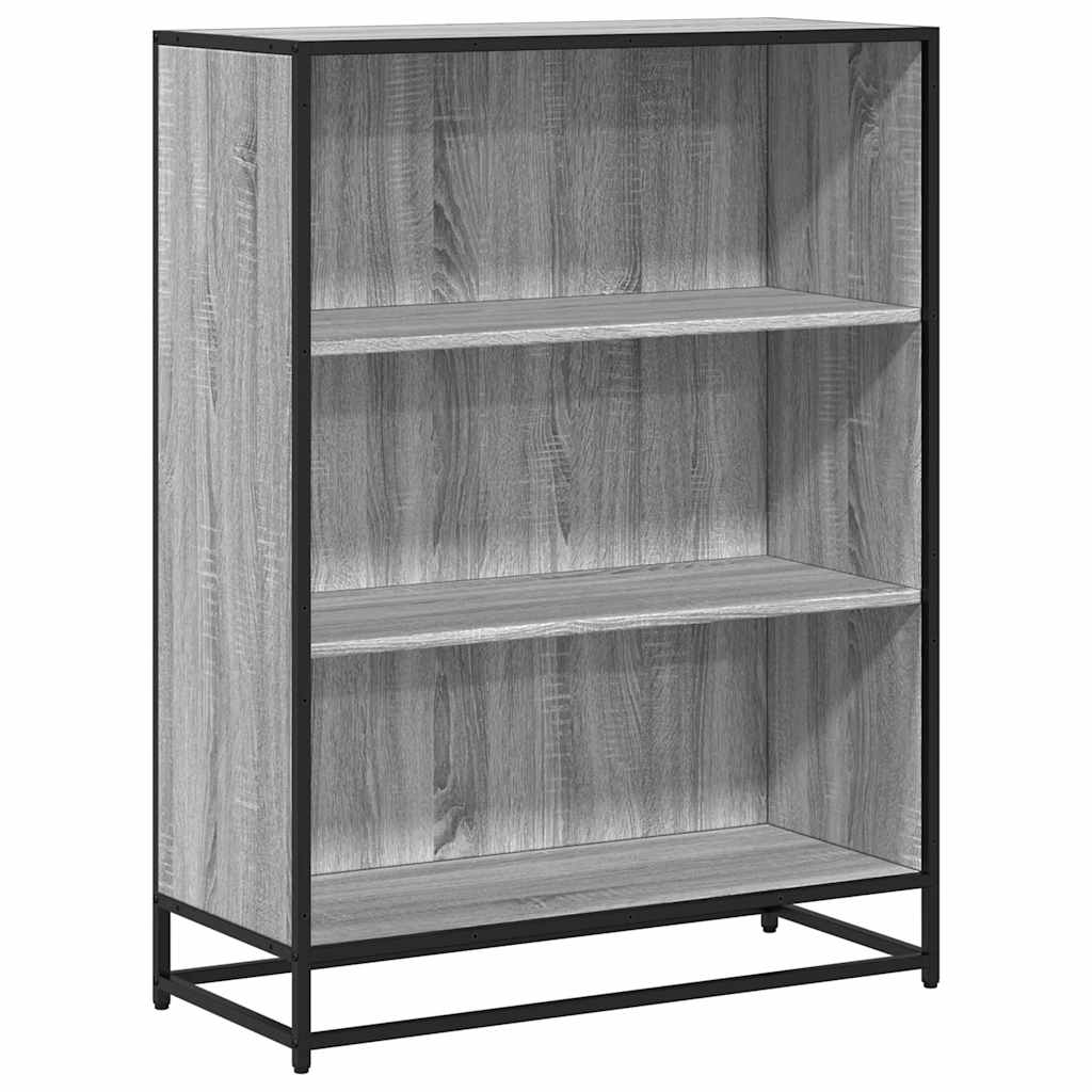 Bookshelf Gray Sonoma 80.5x35x107.5 cm Wood Material