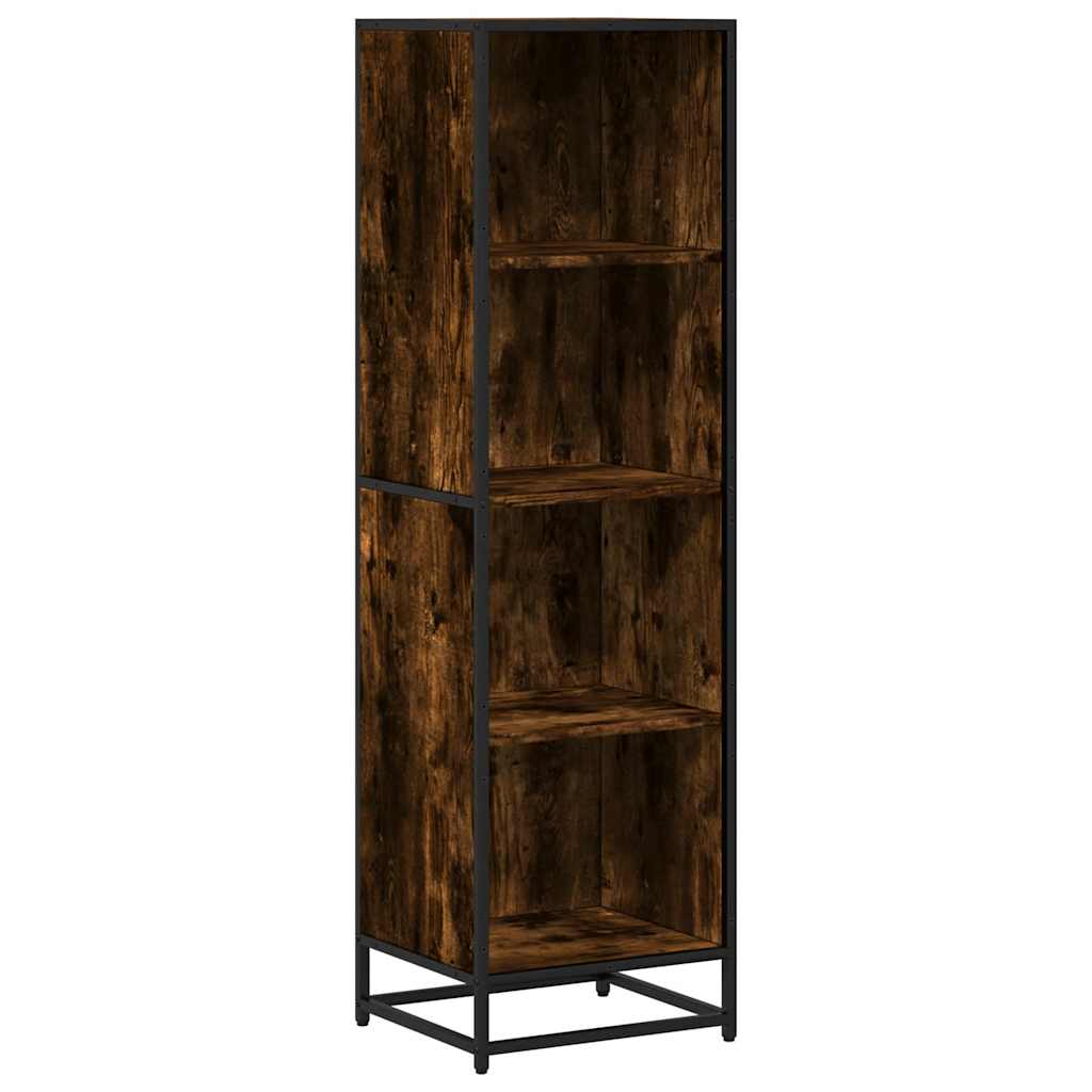 Bookshelf Smoked Oak 40x35x139 cm Wood Material