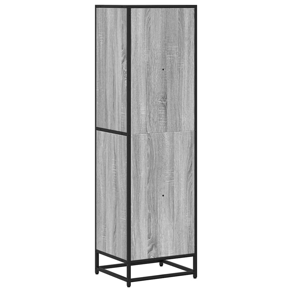 Bookshelf Gray Sonoma 40x35x139 cm Wood Material