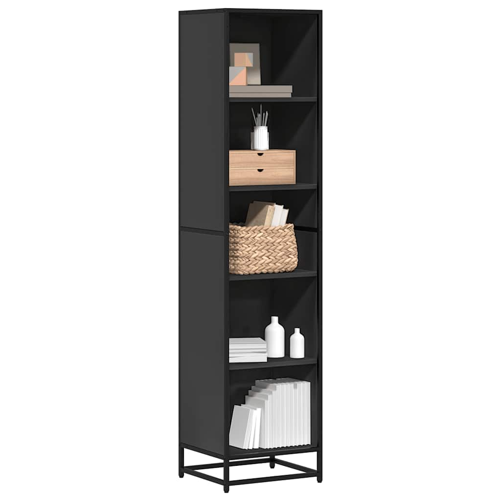 Bookshelf Black 40x35x170.5 cm Wood Material