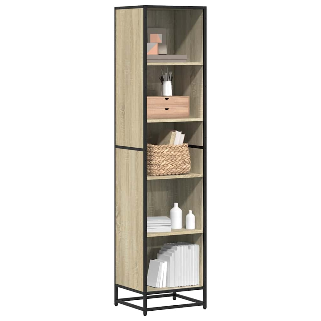 Bookshelf Sonoma Oak 40x35x170.5 cm Wood Material