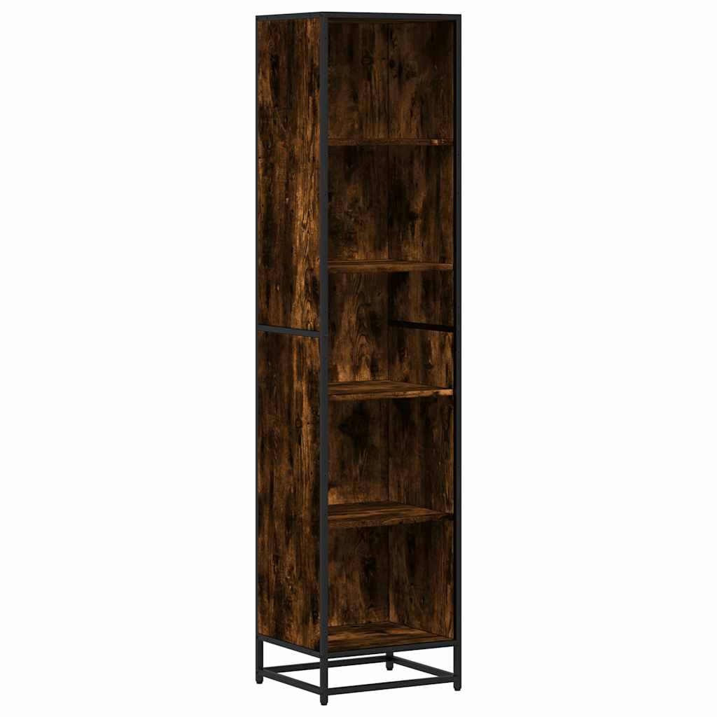 Bookshelf Smoked Oak 40x35x170.5 cm Wood Material